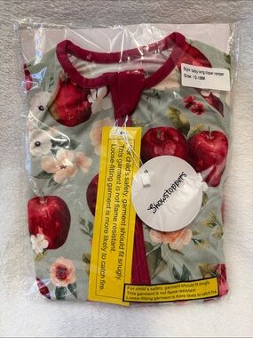 NWT Showstoppers Orchard Convertible Zip Romper Size 12-18 months